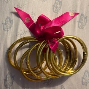 Authentic BuDha Girl gold jelly bracelets